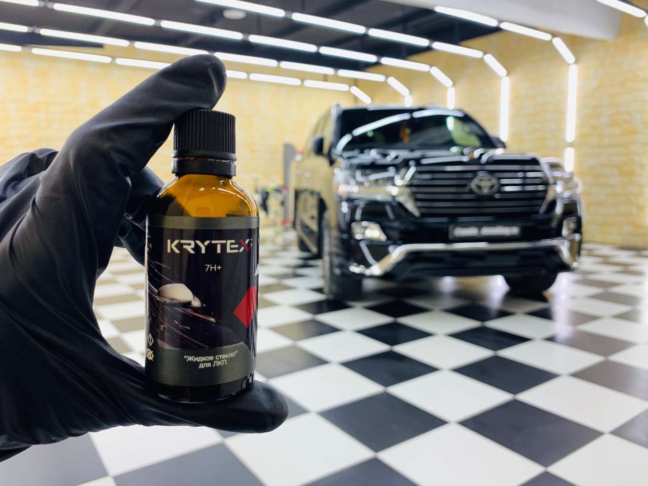 Защита ЛКП кузова автомобиля составом Krytex 7H+